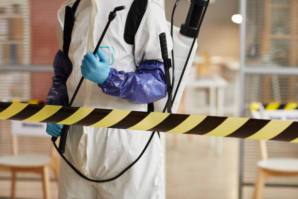 Professional Sewage Cleanup technician working in Princeville, NC